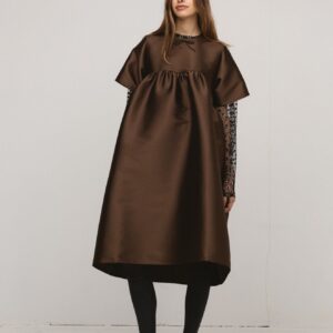 eleph-brown-mido-dress.jpg Brown Mido Dress