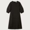 Linen A-Line Midi Dress