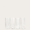 Ripple Long Drink Glasses Set of 4