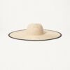 Wide-Brim Straw Hat