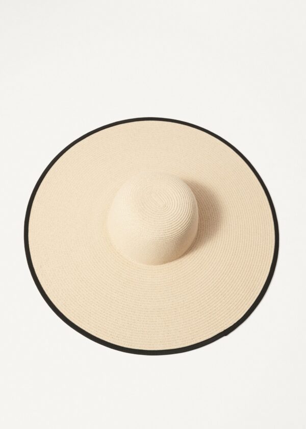 Wide-Brim Straw Hat