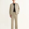 Aldred Linen-Cotton Revere Overshirt