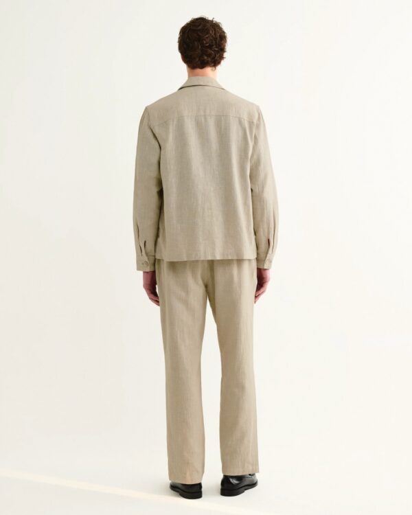 Aldred Linen-Cotton Revere Overshirt
