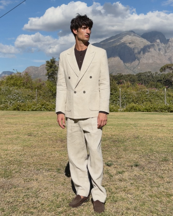 Aubyn Natural Linen Relaxed Trousers