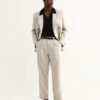 Aubyn Natural Linen Relaxed Trousers