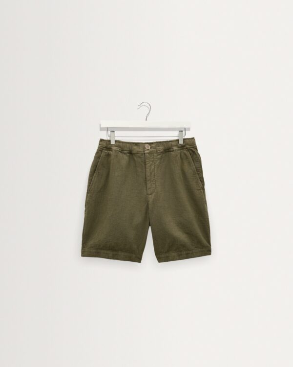 Kurt Cotton-Linen Crinkle Shorts