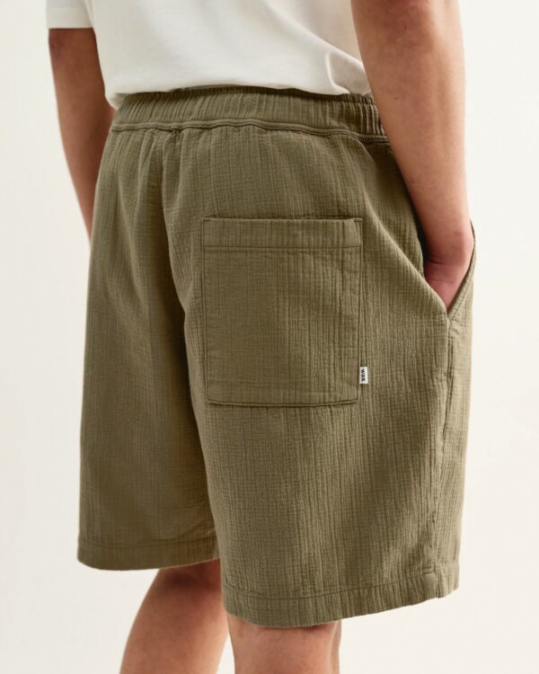 Kurt Cotton-Linen Crinkle Shorts