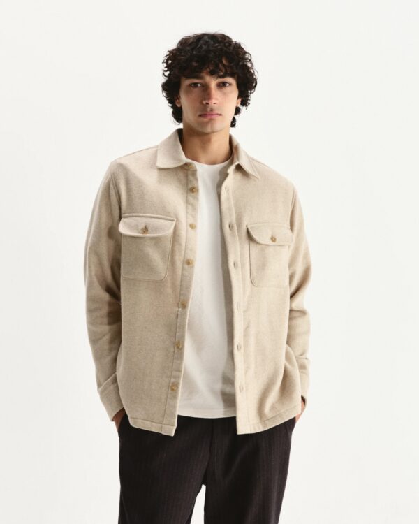 Lomond Thick Wool Blend Overshirt