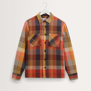 wax-london-whiting-orange-pike-check-overshirt.jpg Whiting Orange Pike Check Overshirt