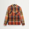 Whiting Orange Pike Check Overshirt