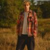 Whiting Orange Pike Check Overshirt