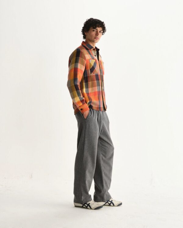Whiting Orange Pike Check Overshirt